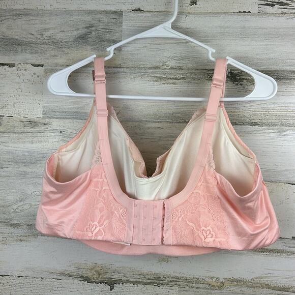 Cacique Women’s 44DD Pink Lace Mastectomy Bra No Underwire NWT - Picture 2 of 7